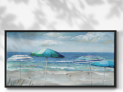 Wexford Home Oceanside- Framed Gallery Wrapped Canvas -Ready to Hang