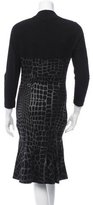 Thumbnail for your product : Just Cavalli Printed V-Neck Dress w/ Tags