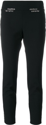 Alexander McQueen Whip-stitched fitted trousers