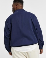 Thumbnail for your product : Polo Ralph Lauren Big & Tall player logo Bi-Swing harrington jacket in navy