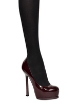 Thumbnail for your product : Saint Laurent 140mm Tribute Two Textured Calf Pumps