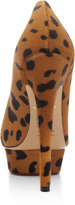 Thumbnail for your product : Charlotte Olympia Dolly Printed Pony Skin Platform Pumps