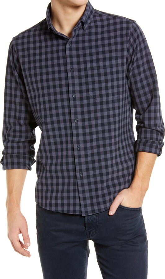 Grey Check Shirt | Shop the world's largest collection of fashion 