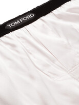 Thumbnail for your product : Tom Ford Velvet-Trimmed Stretch-Silk Satin Boxer Briefs