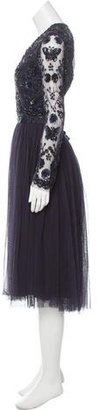 Needle & Thread Embellished Midi Dress w/ Tags
