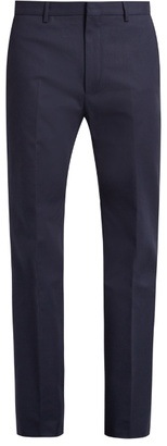 Calvin Klein Collection Spike slim-fit stretch cotton-blend trousers