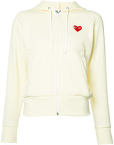 Comme Des Garçons Play - heart logo hoodie - women - Polyester - L
