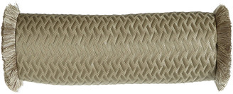 Dian Austin Couture Home Le Plaza Woven-Pattern Neck Roll Pillow, 21" x 8"