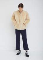 Thumbnail for your product : Sofie D'hoore Lima V-Neck Shearling Reversible Jacket