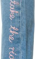 Thumbnail for your product : MiH Jeans Mimi Jean customised by Chloe Hill