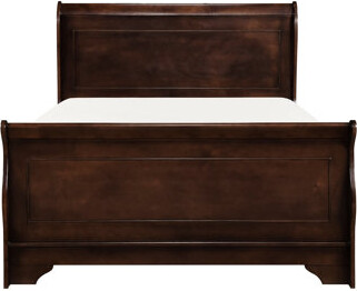 Alcott Hill Classic Dark Cherry Queen Bed For Bedroom - Style Requires Foundation/box Spring Wood Made With Finish Essential Furniture Decoration Box And Engineer