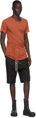 Rick Owens Orange Basic T-Shirt
