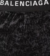 Thumbnail for your product : Balenciaga Velvet leggings