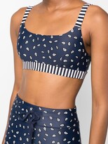 Thumbnail for your product : The Upside Nina paisley-print sports bra
