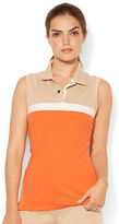 Thumbnail for your product : Lauren Ralph Lauren Color-Blocked Sleeveless Polo Shirt