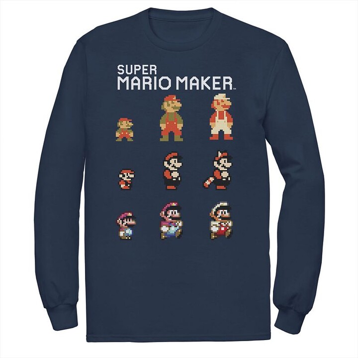 Nintendo Big & Tall Mario Character Evolution Tee