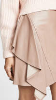 Thumbnail for your product : Adeam Ruffle Moto Skirt