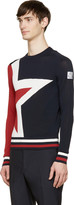 Thumbnail for your product : Moncler Gamme Bleu Navy Knit Star Sweater