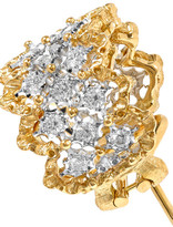 Thumbnail for your product : Buccellati Rombi 18-karat Yellow And White Gold Diamond Earrings