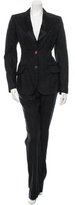 Thumbnail for your product : Dolce & Gabbana Silk-Trimmed Jacquard Pant Suit
