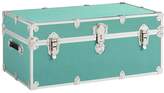 Thumbnail for your product : Pottery Barn Teen Canvas Dorm Trunk with Silver Trim, Cube, Hunter