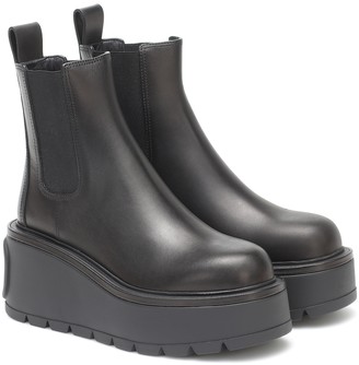 Valentino Garavani Uniqueform leather platform ankle boots