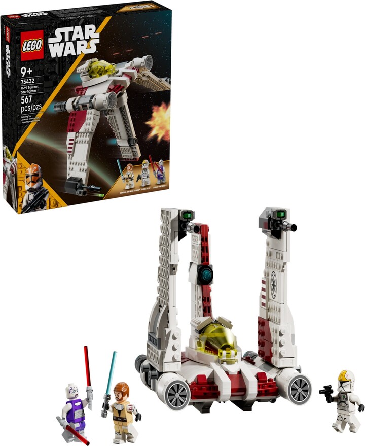 Lego Star Wars: The Clone Wars V-19 Torrent Starfighter 75432, 567 Pieces