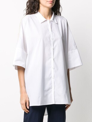 Gentry Portofino Oversized Short-Sleeve Shirt