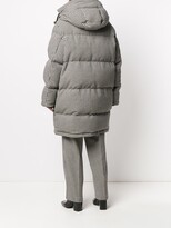 Thumbnail for your product : AMI Paris Houndstooth padded coat