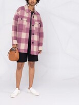 Thumbnail for your product : Etoile Isabel Marant Check-Print Buttoned Coat