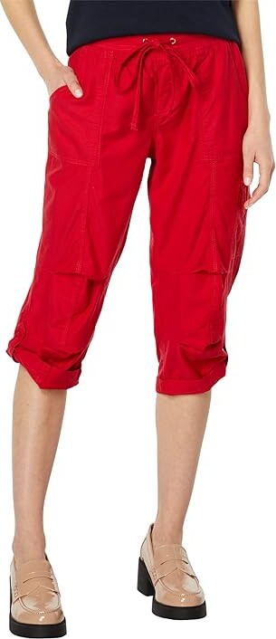 Tommy Hilfiger Crop Cargo Pants (Scarlet) Women's Casual Pants - ShopStyle