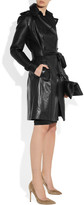 Thumbnail for your product : Burberry Ribbed leather trench coat