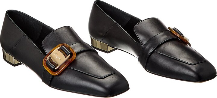 Ferragamo Wang Leather Loafer (Authentic Pre-Loved)