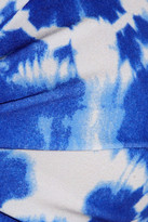 Thumbnail for your product : J.Crew Laina tie-dye bandeau bikini top