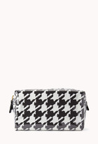 Thumbnail for your product : Forever 21 Houndstooth Cosmetic Case