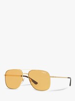 Thumbnail for your product : Vogue VO4083S Women's Rectangular Sunglasses, Gold/Orange