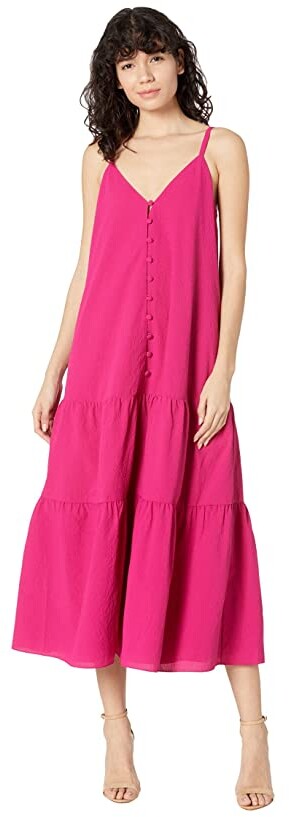 button through cami dress