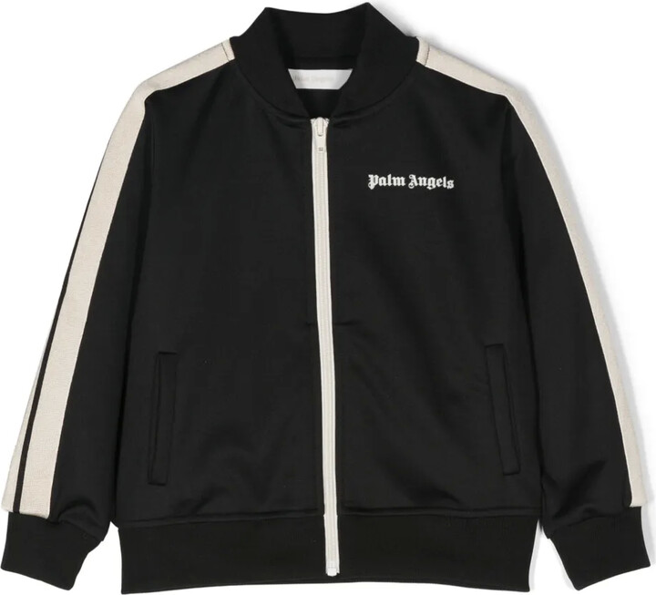 Stripe-Trim Track Jacket