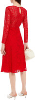 Thumbnail for your product : Claudie Pierlot Rabonie Cotton-blend Corded Lace Midi Dress