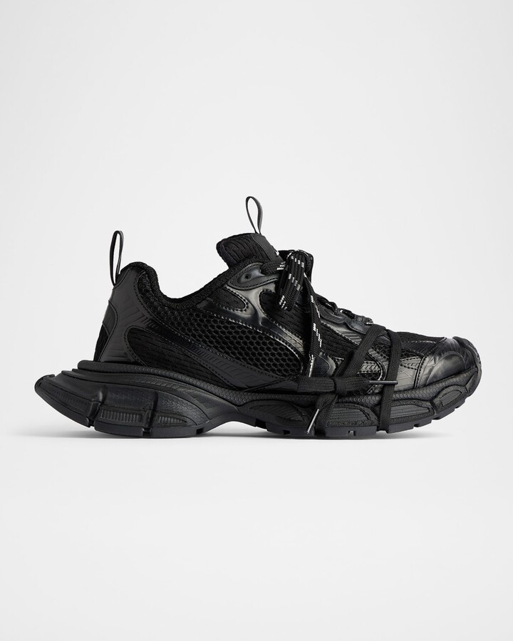 Balenciaga Men's 3XL Low-Top Mesh Sneakers