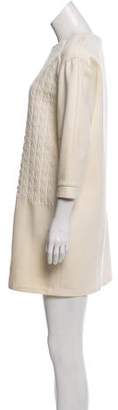 Tibi Long Sleeve Mini Dress