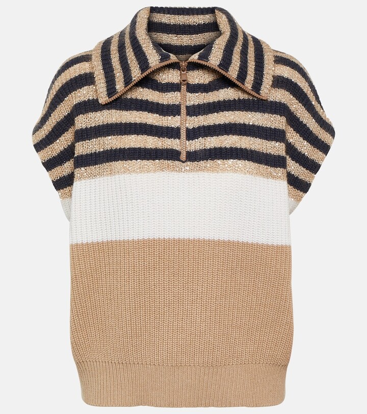 Brunello Cucinelli Wool, cashmere, and silk sweater
