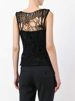 Thumbnail for your product : Isabel Benenato spiderweb top