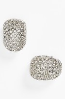 Thumbnail for your product : Anne Klein Pavé Small Hoop Clip Earrings