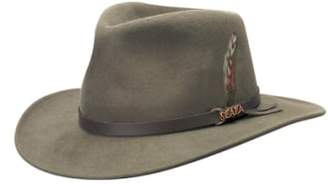 Scala 'Classico' Crushable Felt Outback Hat
