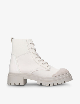 Aldo Charline chunky-soled woven combat boots