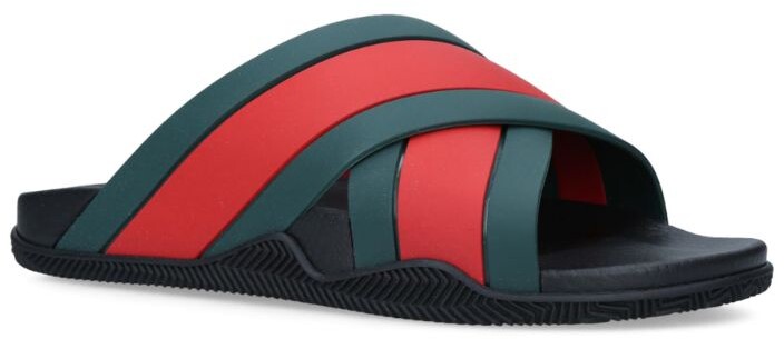 gucci agrado web stripe slide sandal