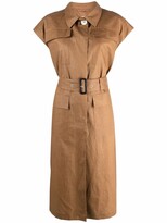 Thumbnail for your product : MACKINTOSH LOCHEND linen sleeveless trench coat