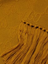 Thumbnail for your product : Gucci Logo-jacquard Wool-blend Scarf - Light Brown