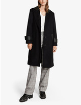 Thumbnail for your product : Claudie Pierlot Gloire recycled-wool blend coat